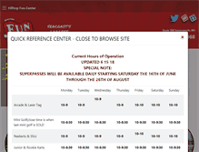 Tablet Screenshot of hilltopfuncenter.com